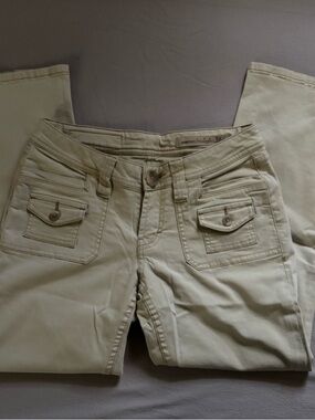 Christopher Blue Stretch Pants - Light Beige